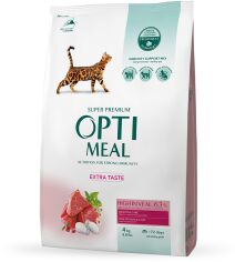 Акция на Сухой корм Optimeal Adult Cats для взрослых кошек со вкусом телятины 4 кг (4820083906121) от Stylus