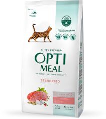 Акция на Сухой корм Optimeal Sterilised cats для стерилизованных кошек с высоким содержанием говядины и сорго 1.5 кг (4820215364652) от Stylus