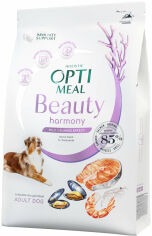 Акция на Сухой корм Optimeal Beauty Harmony Успокаивающий эффект для собак всех пород на основе морепродуктов 1.5 кг (4820215366854) от Stylus
