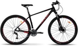 Акція на Велосипед Vnc 2023' 29" FastRider C7 V1C7-2948-BR 48см (0523) black (shiny)/red (matt) від Stylus
