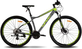 Акция на Велосипед Vnc 2023' 29" MontRider A5 V1A5-2943-GL 43см (0240) grey (shiny)/lime (matt) от Stylus