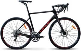 Акція на Велосипед Vnc 2023' 28" TimeRacer Team EMP12 V53C12EMP12-2851-BR 20"/51см (2220) black (shiny)/red (shiny) від Stylus
