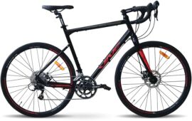 Акція на Велосипед Vnc 2023' 28" TimeRacer A9 Cs V53A9CS-2852-BR 20"/52см (4200) black (shiny)/red (matt) від Stylus