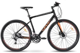 Акція на Велосипед Vnc 2023' 28" SweepRacer A7 V52A7-2853-BO 21"/53см (2091) black (shiny)/orange (matt) від Stylus