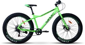 Акция на Велосипед Vnc 2023' 26"x4.00" SnowRider A4 V1A4F-2643-GB M/17"/43см (2435) green (shiny)/black (matt) от Stylus