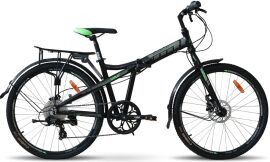 Акция на Велосипед Vnc 2023' 26" TerraWay A5 V8A5-2642-BG 42см (1834) black (shiny)/grey (matt) от Stylus