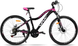 Акция на Велосипед Vnc 2023' 27.5" MontRider A5 Fmn V1A5W-2741-BP 41см (1032) black (shiny)/pink (shiny) от Stylus