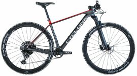 Акція на Велосипед 29" Cyclone Pro 1 carbon 15” серый красный 2022 від Stylus