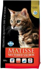 Акция на Сухой корм Farmina Matisse Neutered Salmon для стерилизованных кошек с лососем 1.5 кг (PMT015041S) от Stylus