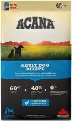 Акция на Сухой корм Acana Adult Dog Recipe для собак всех пород со вкусом курицы 11.4 кг (a52511) от Stylus