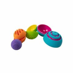 Акція на Игрушка-сортер сенсорная Сферы Омби Fat Brain Toys Oombee Ball (F230ML) від Stylus