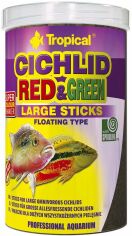 Акция на Сухой корм Tropical Cichlid Red Green Large Sticks для аквариумных рыб в палочках 1 л (5900469637364) от Stylus