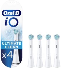 Акція на Насадка для зубной щетки Braun Oral-B iO Rb Ultimate Clean белая 4шт від Stylus