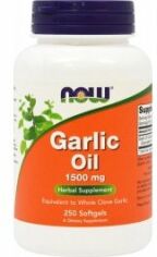 Акция на Now Foods Garlic Oil 1500 mg 250 caps (Чесночное масло) от Stylus