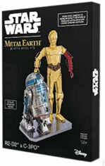 Акция на Набор моделей Fascinations C-3PO & R2-D2 Deluxe, Metal Earth (MMG276) от Stylus