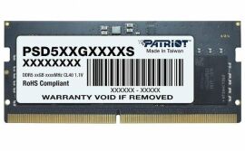 Акция на Patriot 16 Gb SO-DIMM DDR5 5600 MHz (PSD516G560081S) от Stylus