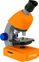 Акція на Микроскоп Bresser Junior 40x-640x Orange (с кейсом) від Stylus