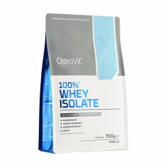 Акція на Протеїн OstroVit 100% Whey Isolate зі смаком ванілі, 700 г від Eva