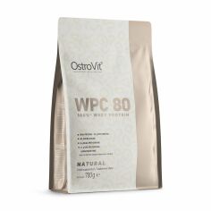 Акція на Протеїн OstroVit WPC 80 100% Whey Protein з натуральним смаком, 700 г від Eva