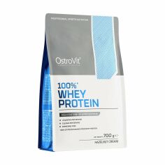 Акція на Протеїн OstroVit 100% Whey Protein зі смаком горіхового крема, 700 г від Eva