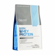 Акція на Протеїн OstroVit 100% Whey Protein зі смаком арахісового масла, 700 г від Eva