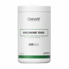 Акция на Дієтична добавка амінокислота в капсулах OstroVit Arginine 3000 L-Аргінін 3000 мг, 300 шт от Eva