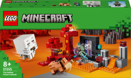 Акция на Конструктор LEGO Minecraft Засідка біля порталу в Нижній світ (21255) от Будинок іграшок