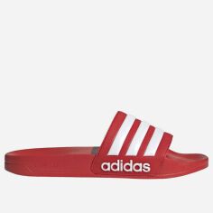 Акція на Чоловічі шльопанці Adidas Adilette Shower GZ5923 40.5 Червоні з білим від Rozetka