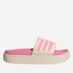 Акція на Чоловічі шльопанці Adidas Adilette Platform HP9409 44.5 Рожеві від Rozetka