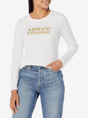 Акція на Лонгслів довгий жіночий Armani Exchange 732373626 XS Білий від Rozetka