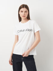 Акция на Футболка жіноча Calvin Klein Jeans 11323.2 XL (48) Біла от Rozetka