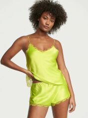 Акция на Піжама (майка + шорти) жіноча великих розмірів Victoria's Secret 584212776 XL Зелена от Rozetka