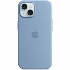 Акція на Чехол Apple для iPhone 15 Silicone Case with MagSafe Winter Blue (MT0Y3ZM/A) від MOYO