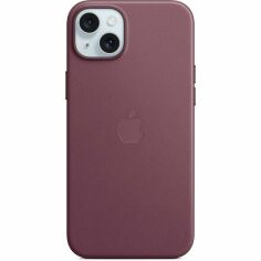 Акция на Чехол Apple для iPhone 15 Plus FineWoven Case with MagSafe Mulberry (MT4A3ZM/A) от MOYO
