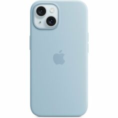 Акция на Чехол Apple для iPhone 15 Silicone Case with MagSafe Light Blue (MWND3ZM/A) от MOYO