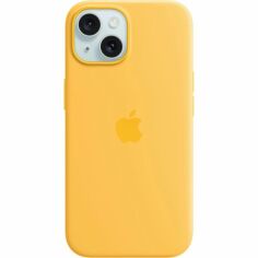 Акція на Чехол Apple для iPhone 15 Silicone Case with MagSafe Sunshine (MWNA3ZM/A) від MOYO