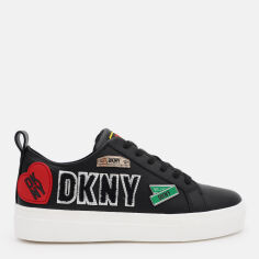 Акція на Жіночі кеди низькі DKNY COREEN CITY SIGNS - K1469449-BLK 38 (7.5US/5UK) 24.5 см Чорні від Rozetka