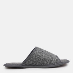 Акція на Жіночі домашні капці з відкритим носком FX shoes Шотландія 9206 38/39 25.5 см Сірі від Rozetka