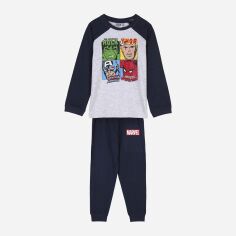 Акція на Дитяча піжама для хлопчика Disney Marvel 2900000157 104 см Сіра від Rozetka