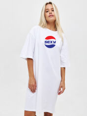 Акция на Сукня-футболка коротка літня жіноча Love&Live PeXy LLP04655 XL-XXL Біла от Rozetka