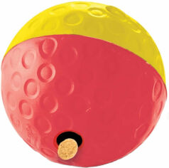 Акція на Іграшка для собак Nina Ottosson Treat Tumble великий м'яч для ласощів червоно-жовтий (no67327) від Y.UA