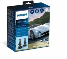 Акція на Світлодіодна автолампа Philips H7 12/24V Ultinon Pro9100 +350% (11972U91X2) від Y.UA