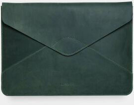 Акція на Incarne Handmade Leather Cover Magnetic Message Green для MacBook Pro 13" M2 I M1 від Y.UA