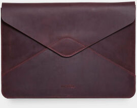 Акція на Incarne Handmade Leather Cover Magnetic Message Bordo для MacBook Air 15" M3 | M2 (2024 | 2023) від Y.UA
