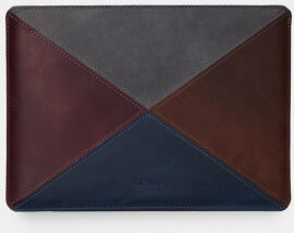 Акция на Incarne Handmade Leather Laptop bag Mosaic Twilight (Blue/Bordo/Brown/Grey) для MacBook Pro 16" M3 | M2 | M1 от Y.UA
