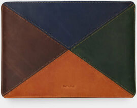 Акция на Incarne Handmade Leather Laptop bag Mosaic Nature (Brown/Blue/Green/Cognac) for MacBook Pro 13" M2 I M1 от Stylus