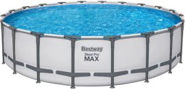 Акція на Бассейн Bestway 610-132 см (561FM) (фильтрующий насос, лестница, покрытие бассейна, ремонтная заплатка) від Stylus