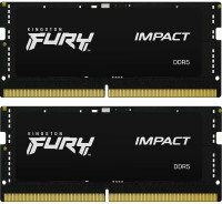 Акція на Kingston Fury 32 Gb (2x16GB) DDR5 6400 MHz Impact Black (KF564S38IBK2-32) від Stylus