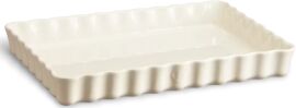 Акция на Форма для пирога Emile Henry 24х34 см керамическая широкая кремовая (026038) от Stylus