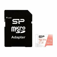 Акция на Silicon Power 1TB microSDXC U3 A1 V30 Superior + адаптер (SP001TBSTXDV3V20SP) от Stylus